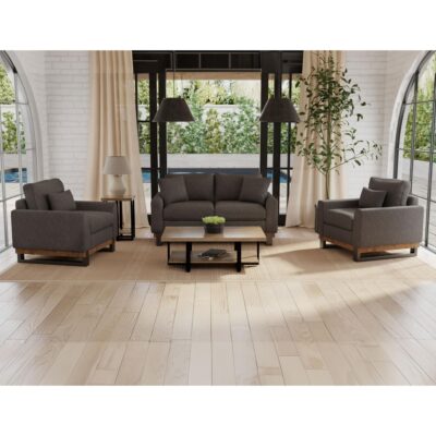 Mita Metal & Wood Base Sofa IUP241-SOF-121 IUP241 SOF 121 02