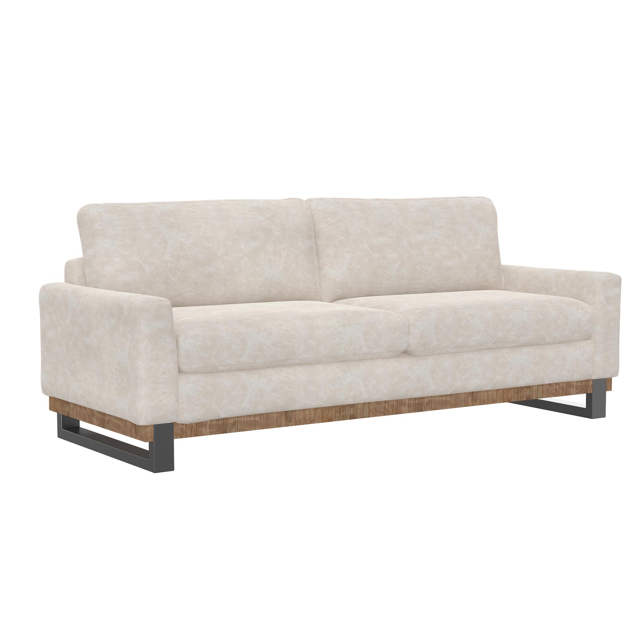 Mita Metal & Wood Base Sofa 1 Mita Metal & Wood Base Sofa