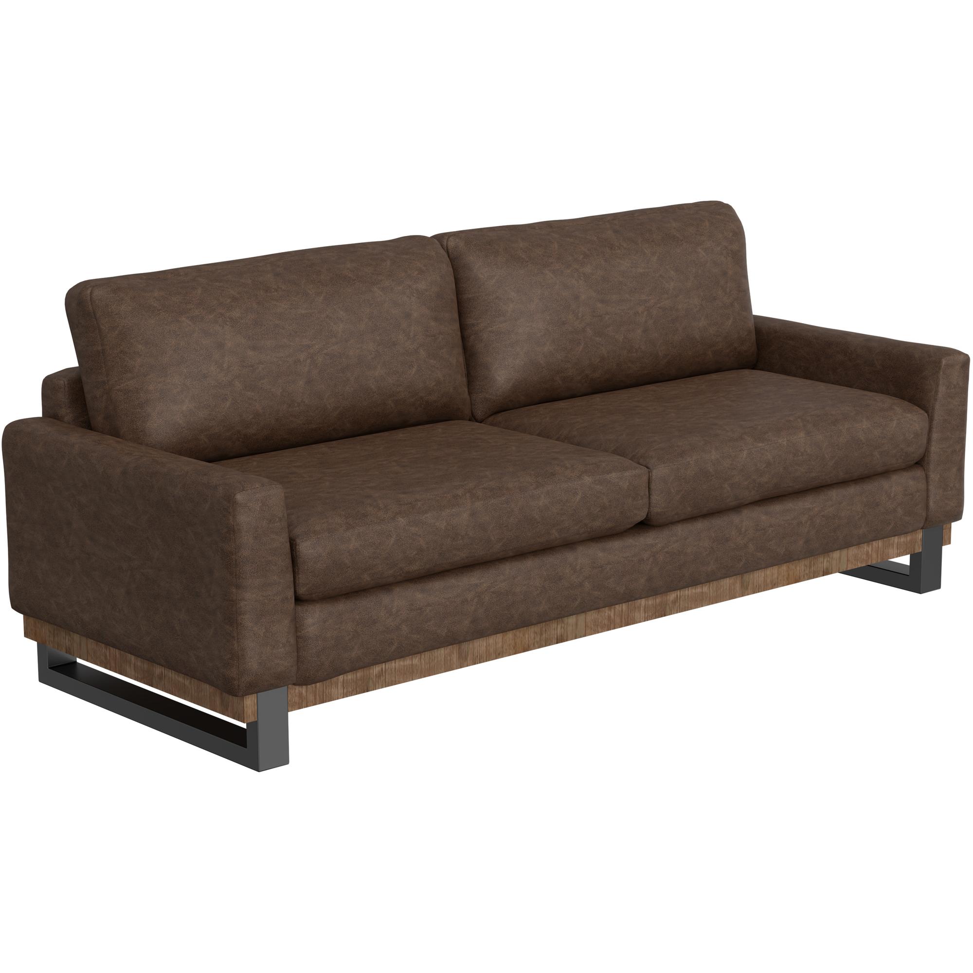 Mita Metal & Wood Base Sofa 1 Mita Metal & Wood Base Sofa