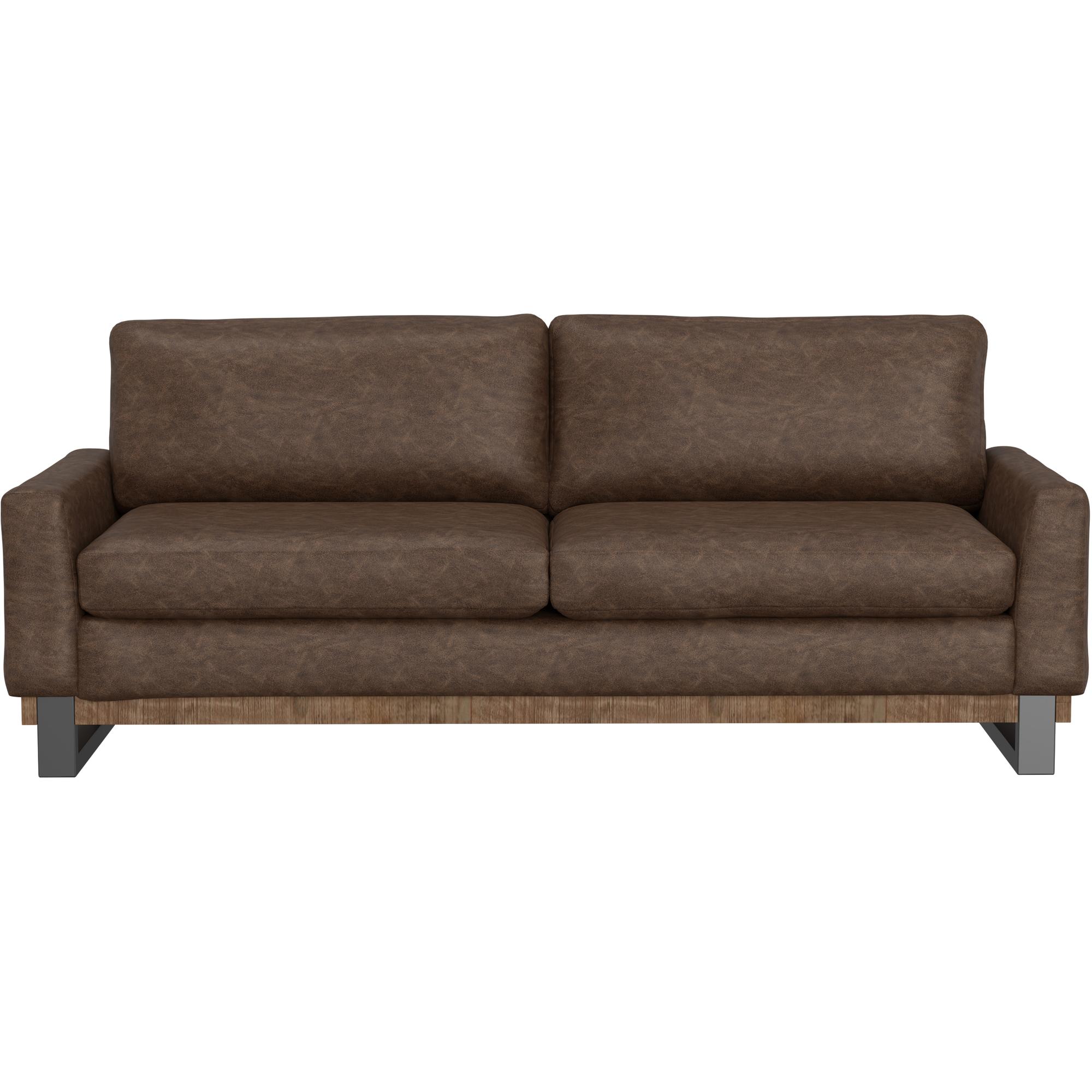 Mita Metal & Wood Base Sofa 2 Mita Metal & Wood Base Sofa - Image 2