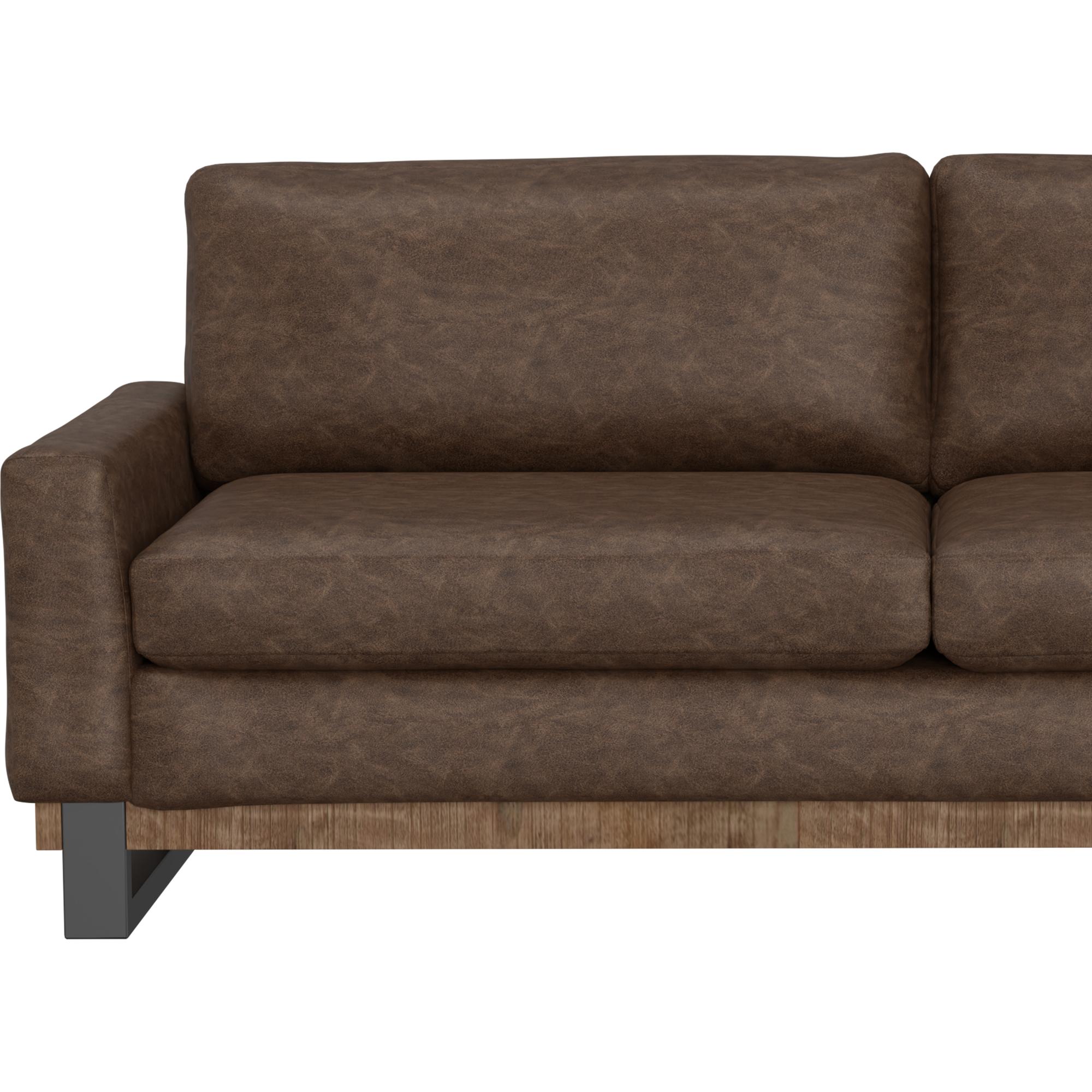 Mita Metal & Wood Base Sofa 6 Mita Metal & Wood Base Sofa - Image 6