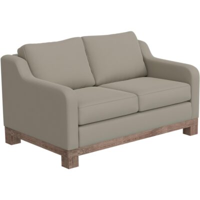 Samba Wooden Frame & Base Two-Cushion Loveseat