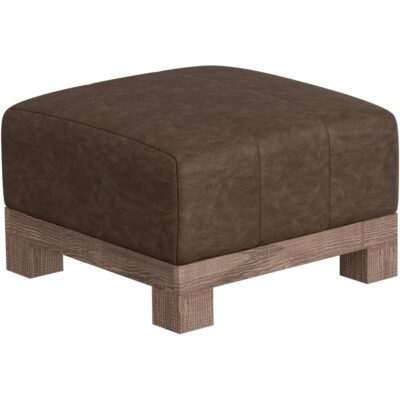 Samba Wooden Frame & Base Upholstered Square Ottoman