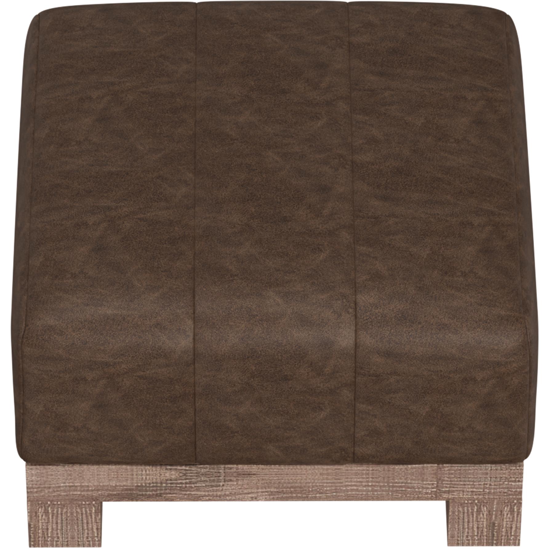 Samba Wooden Frame & Base Upholstered Square Ottoman 3 Samba Wooden Frame & Base Upholstered Square Ottoman - Image 3
