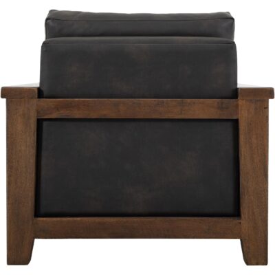 Walnut Wooden Frame & Base Armchair IUP342-ACH-216 IUP342 ACH 216 05