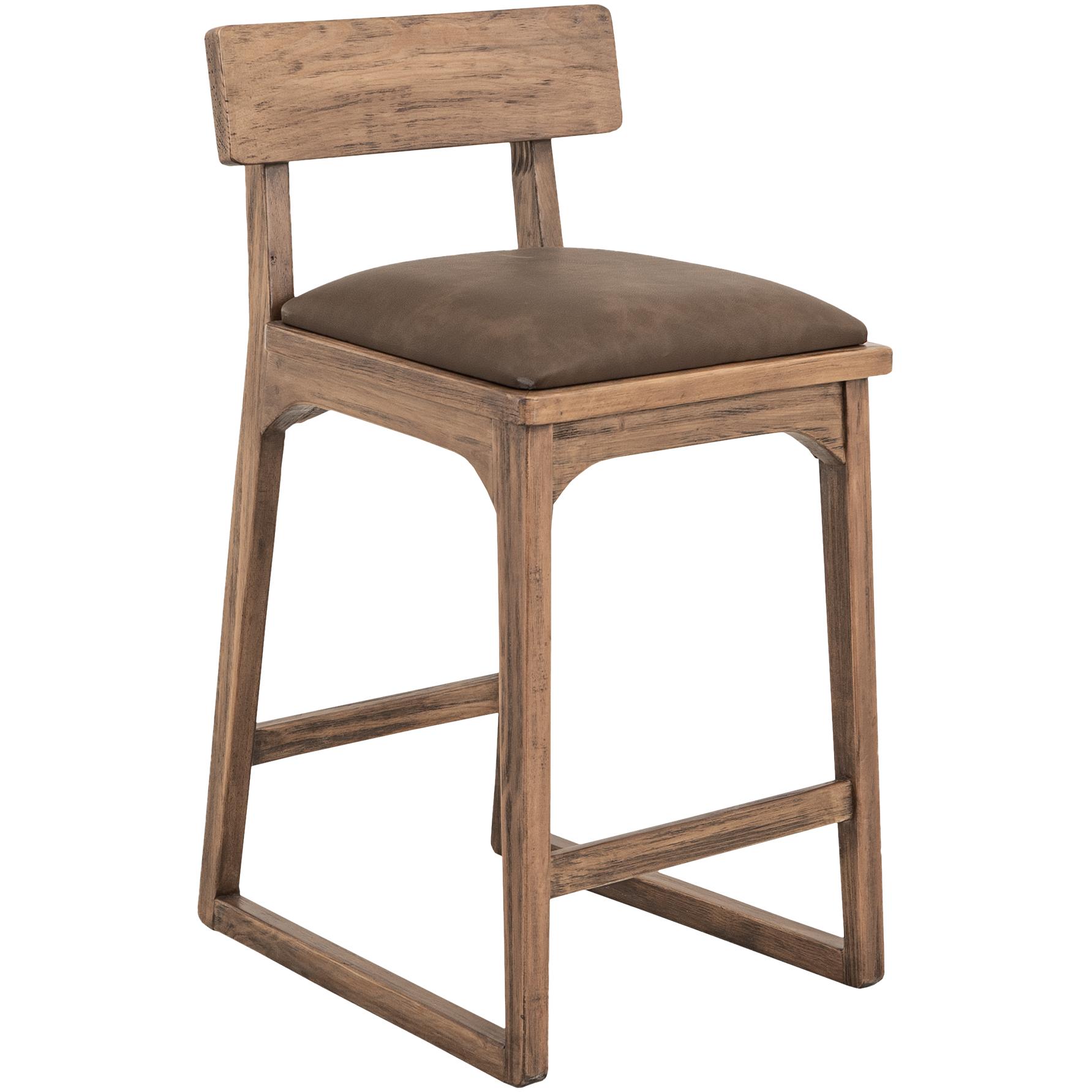 Balam Upholstered 24" Barstool 2 Balam Upholstered 24" Barstool - Image 2