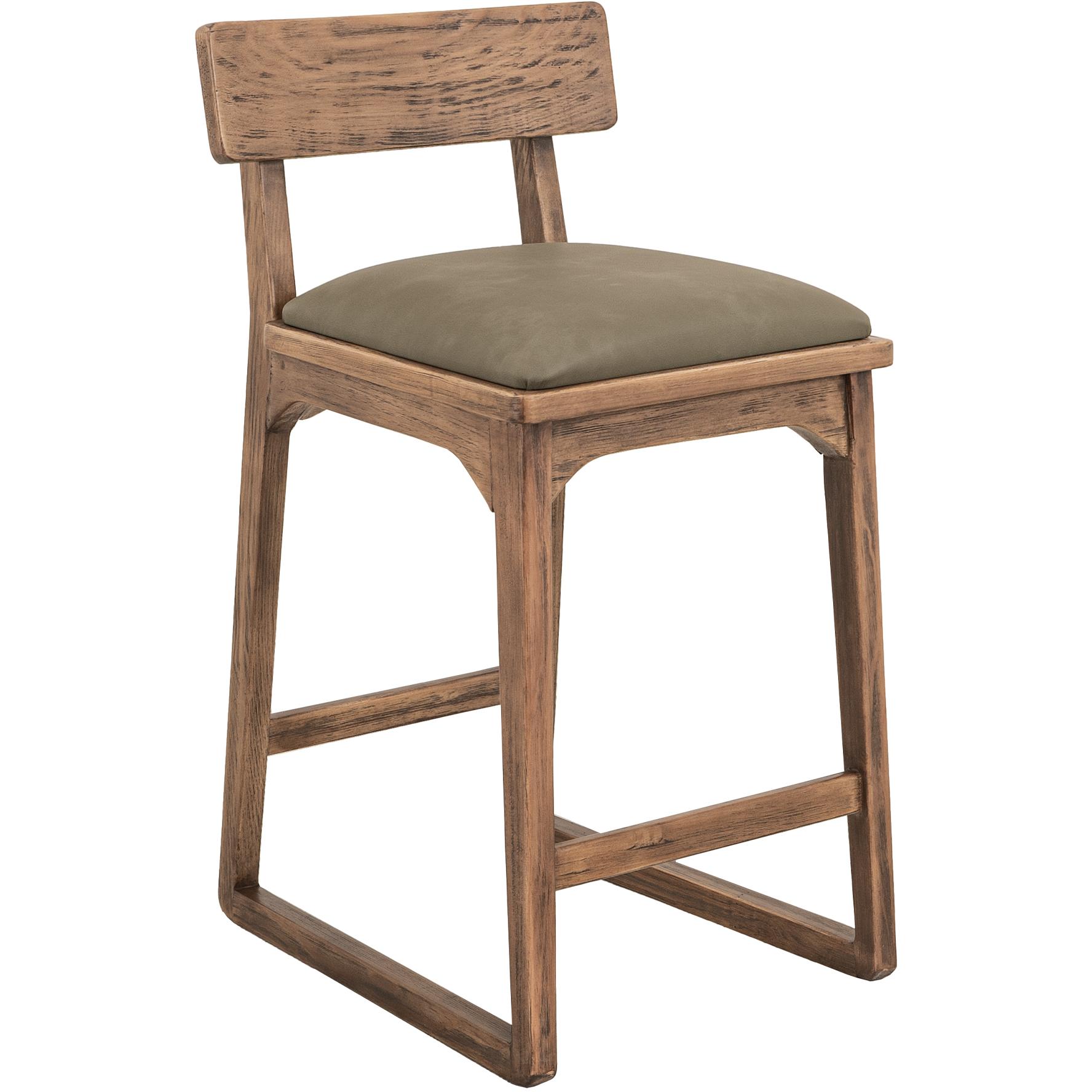 Balam Upholstered 30" Barstool 2 Balam Upholstered 30" Barstool - Image 2