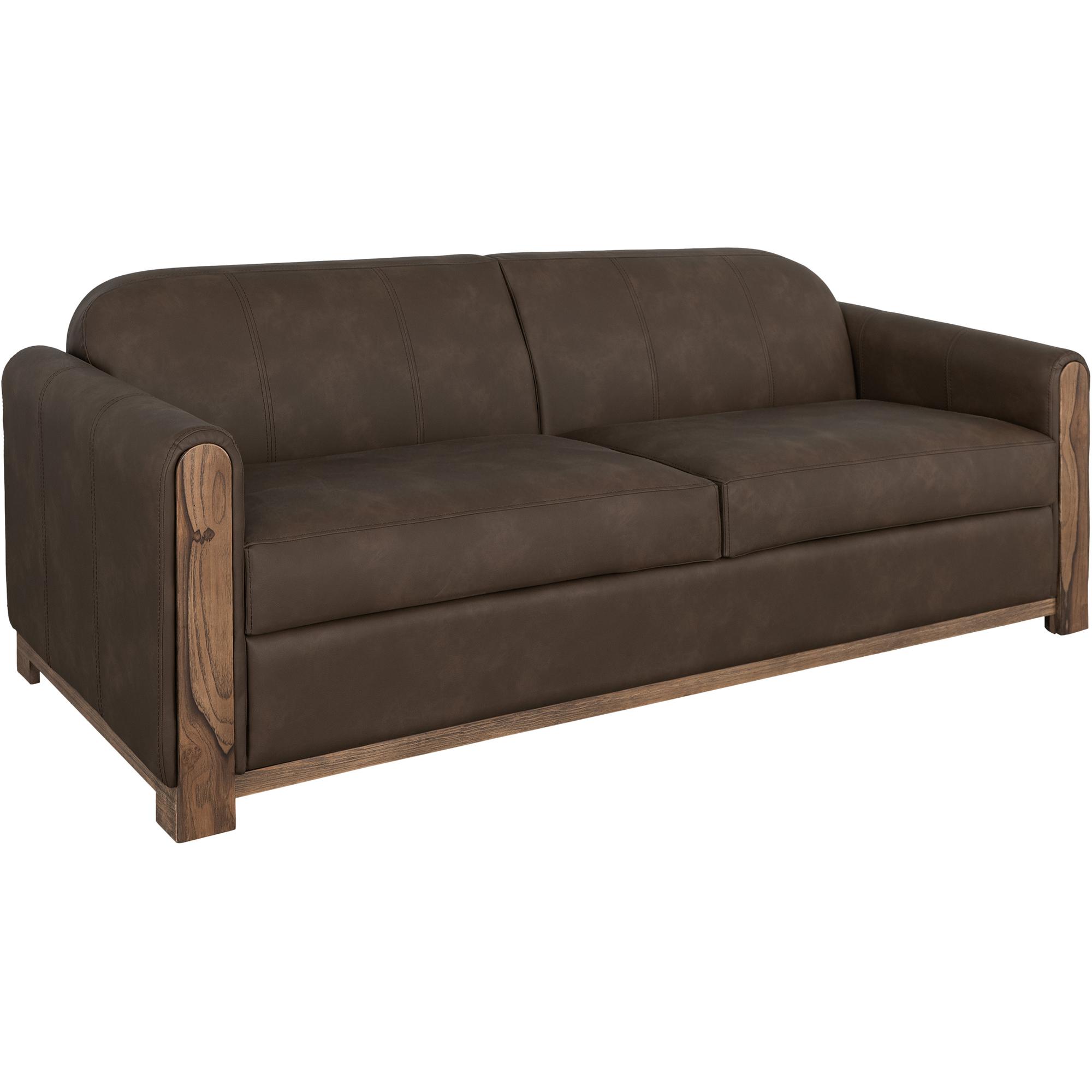 Balam Wooden Frame & Base Two-Cushion Sofa 1 Balam Wooden Frame & Base Two-Cushion Sofa