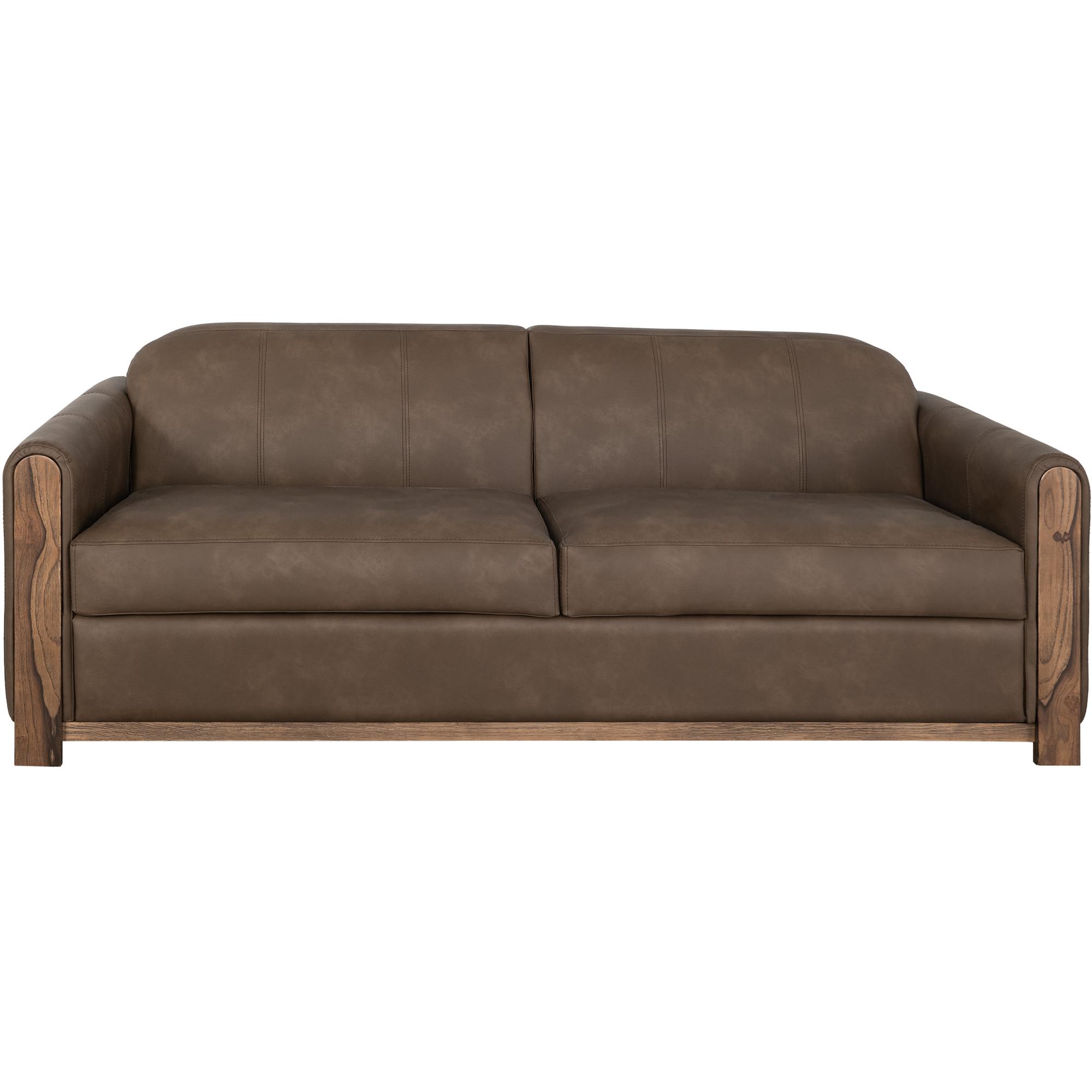 Balam Wooden Frame & Base Two-Cushion Sofa 2 Balam Wooden Frame & Base Two-Cushion Sofa - Image 2