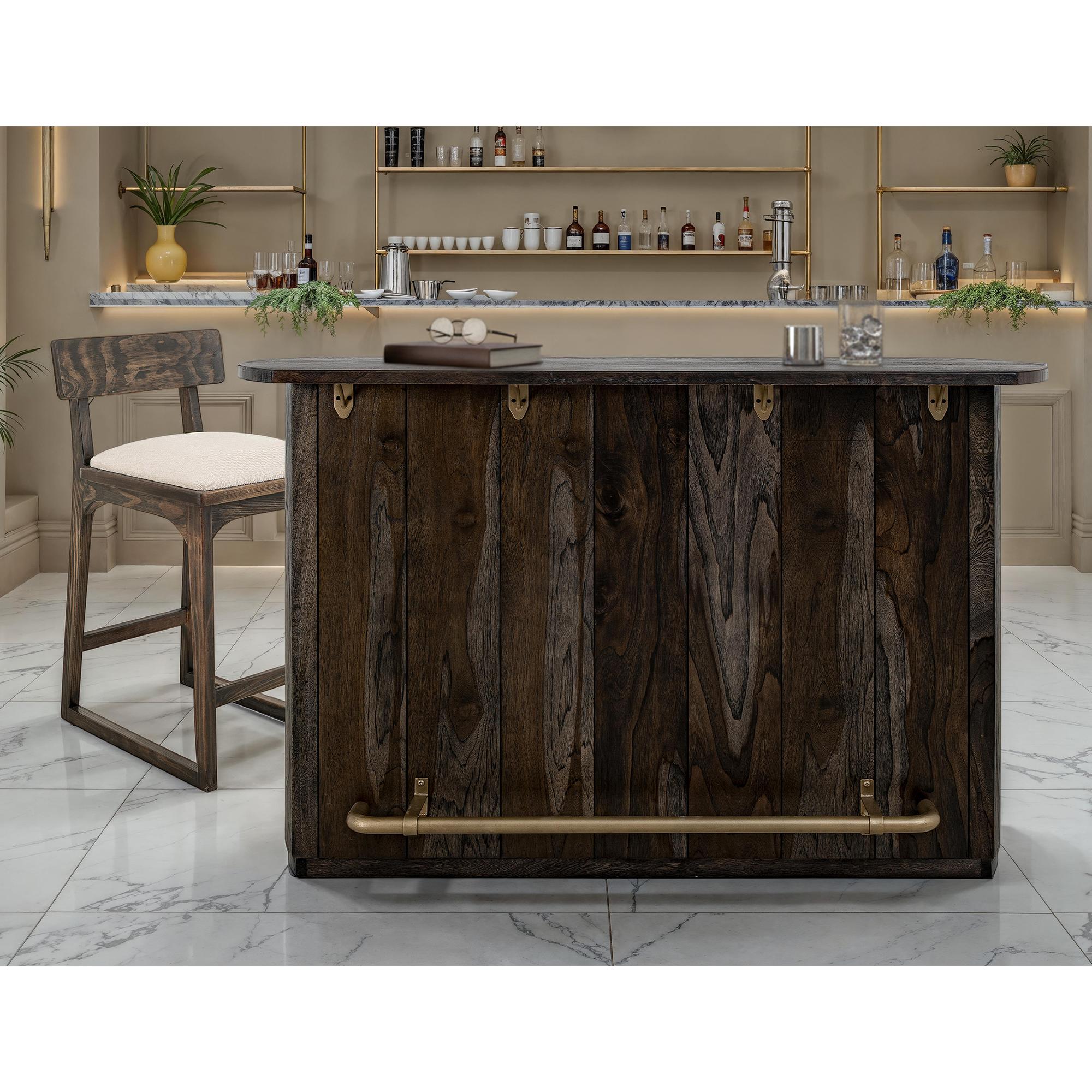 Balam Upholstered 24" Barstool 6 Balam Upholstered 24" Barstool - Image 6