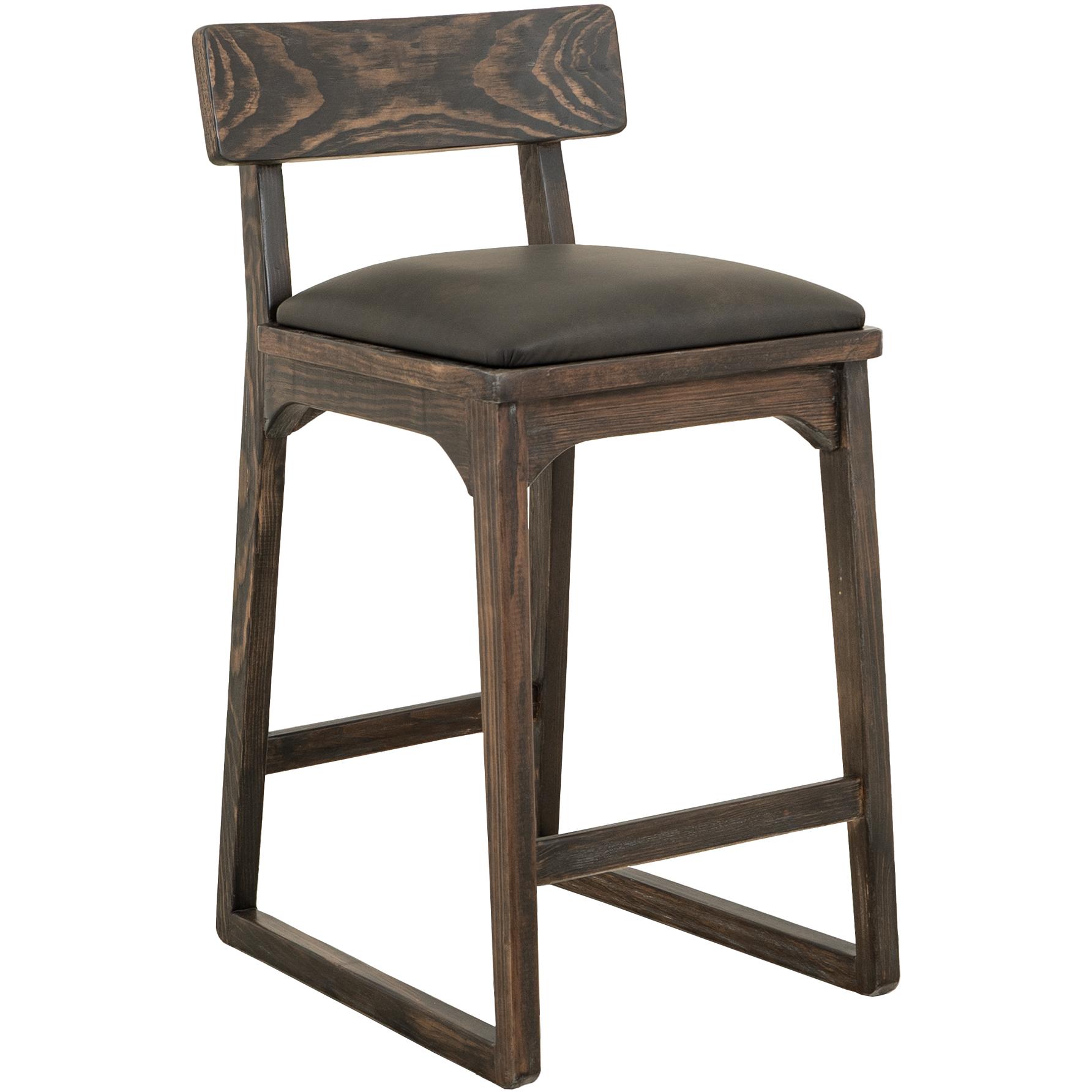 Balam Upholstered 24" Barstool 2 Balam Upholstered 24" Barstool - Image 2