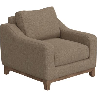 Olivo Wooden Frame & Base Armchair