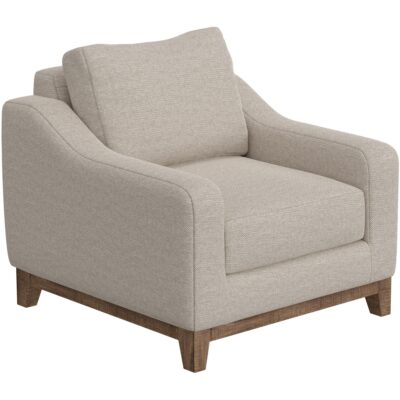 Olivo Wooden Frame & Base Armchair