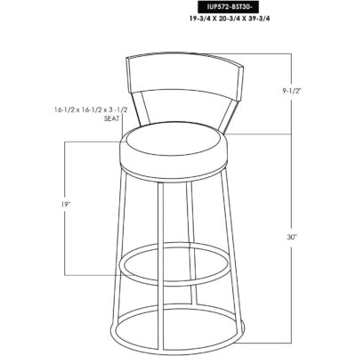Xel-Ha Barstool 30" IUP572-BST30-231 IUP572 BST30 231 10
