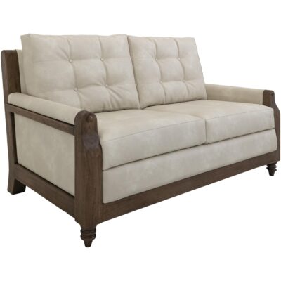Xel-Ha II Wooden Frame Upholstered Loveseat