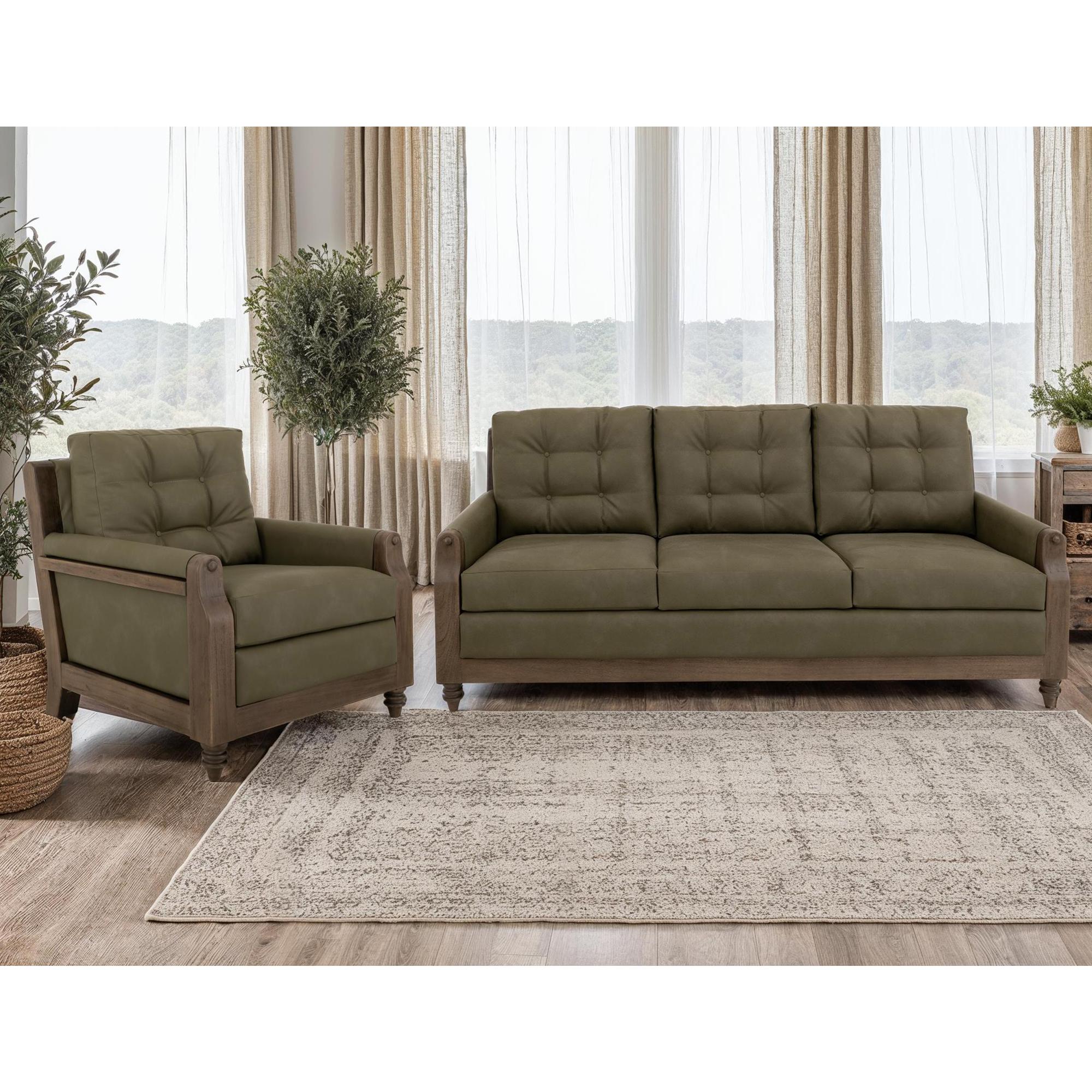 Xel-Ha II Wooden Frame & Base Sofa 5 Xel-Ha II Wooden Frame & Base Sofa - Image 5