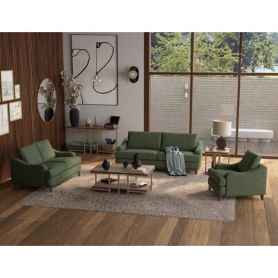 Alfa Wooden Frame & Base Loveseat IUP635-LOV-111 IUP635 LOV 111 02