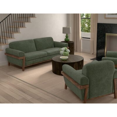 Loft Brown Wooden Frame & Base Armchair 11 Loft Brown Wooden Frame & Base Armchair IUP644-ACH-111 IUP644 ACH 111 05