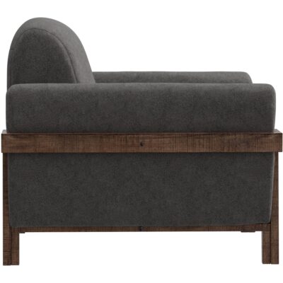 Loft Brown Wooden Frame & Base Armchair IUP644-ACH-121 IUP644 ACH 121 03