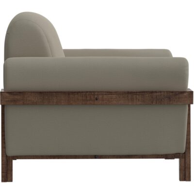 Loft Brown Wooden Frame & Base Armchair IUP644-ACH-151 IUP644 ACH 151 03