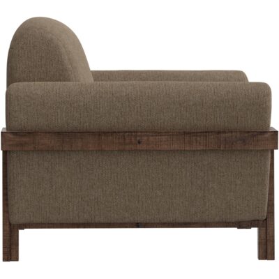 Loft Brown Wooden Frame & Base Armchair IUP644-ACH-152 IUP644 ACH 152 03