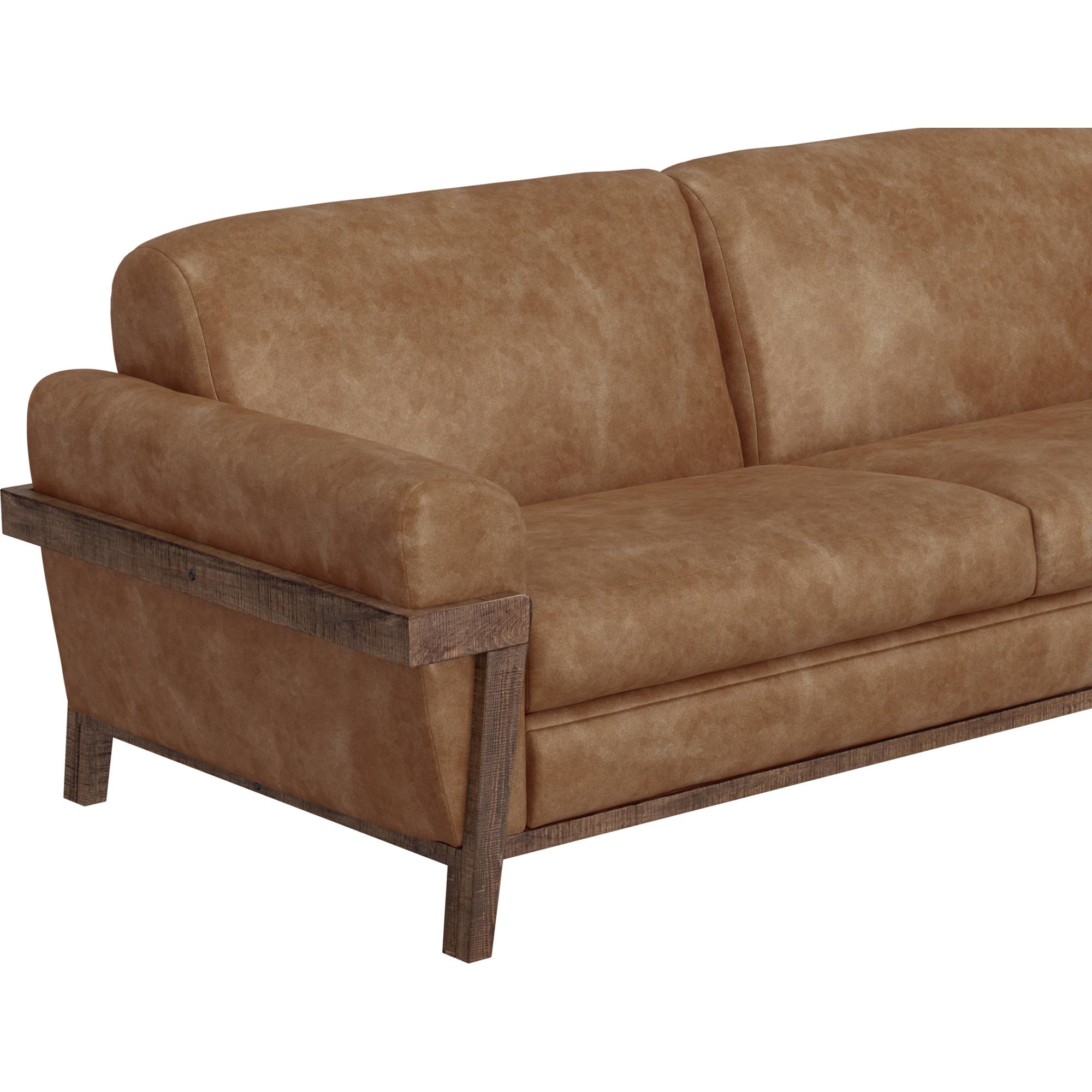 Loft Brown Wooden Frame & Base Armchair 5 Loft Brown Wooden Frame & Base Armchair - Image 5