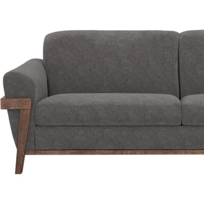 Loft Brown Wooden Frame & Base Loveseat IUP644-LOV-121 IUP644 LOV 121 06