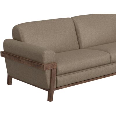Loft Brown Wooden Frame & Base Loveseat 11 Loft Brown Wooden Frame & Base Loveseat IUP644-LOV-152 IUP644 LOV 152 05
