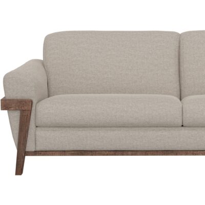 Loft Brown Wooden Frame & Base Loveseat IUP644-LOV-161 IUP644 LOV 161 05