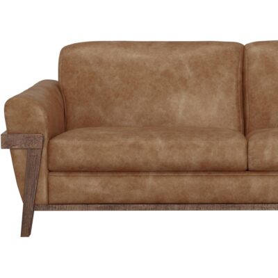 Loft Brown Wooden Frame & Base Loveseat IUP644-LOV-202 IUP644 LOV 202 06