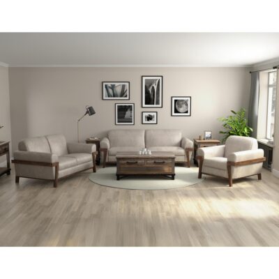 Loft Brown Wooden Frame & Base Loveseat 10 Loft Brown Wooden Frame & Base Loveseat IUP644-LOV-210 IUP644 LOV 210 04