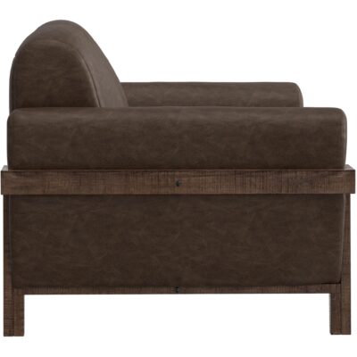 Loft Brown Wooden Frame & Base Loveseat IUP644-LOV-212 IUP644 LOV 212 03