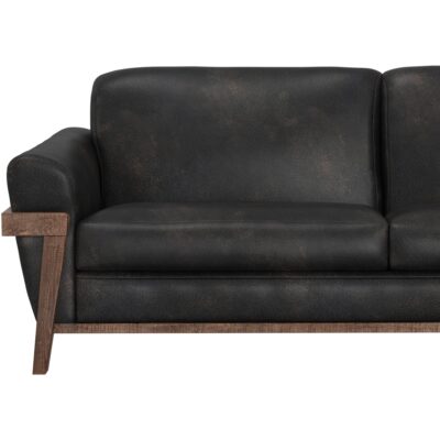 Loft Brown Wooden Frame & Base Loveseat IUP644-LOV-216 IUP644 LOV 216 06