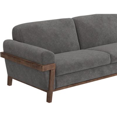 Loft Brown Wooden Frame & Base Sofa IUP644-SOF-121 IUP644 SOF 121 05