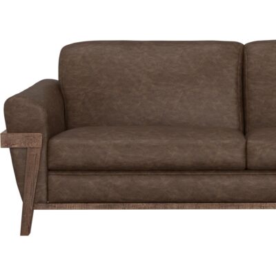 Loft Brown Wooden Frame & Base Sofa 11 Loft Brown Wooden Frame & Base Sofa IUP644-SOF-212 IUP644 SOF 212 06