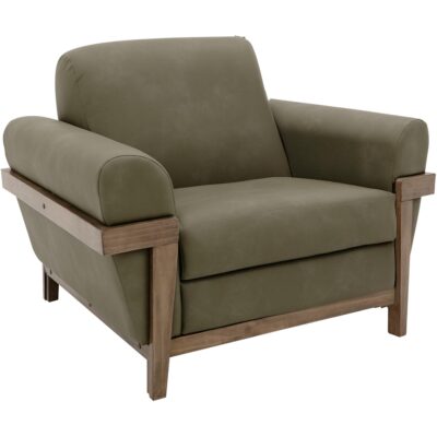 Mezquite Wooden Frame & Base Armchair