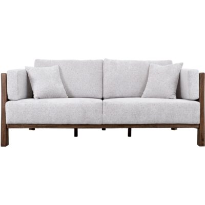 Roots Wooden Frame Upholstered Loveseat IUP673-LOV-184 IUP673 LOV 184 02