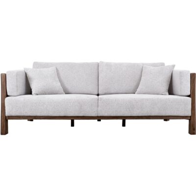 Roots Wooden Frame Upholstered Sofa