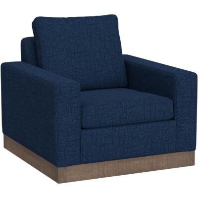 Georgia Wooden Frame & Base Armchair