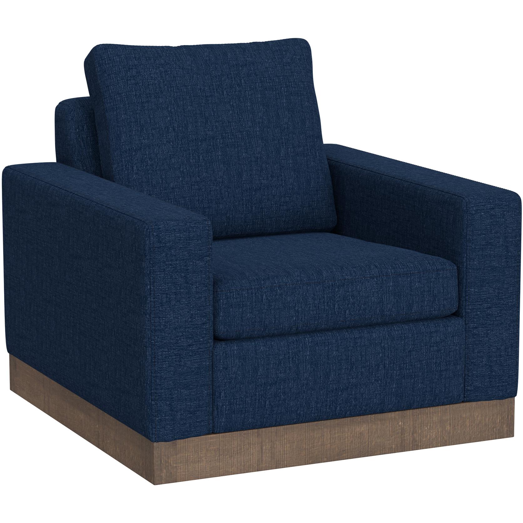 Georgia Wooden Frame & Base Armchair 1 Georgia Wooden Frame & Base Armchair