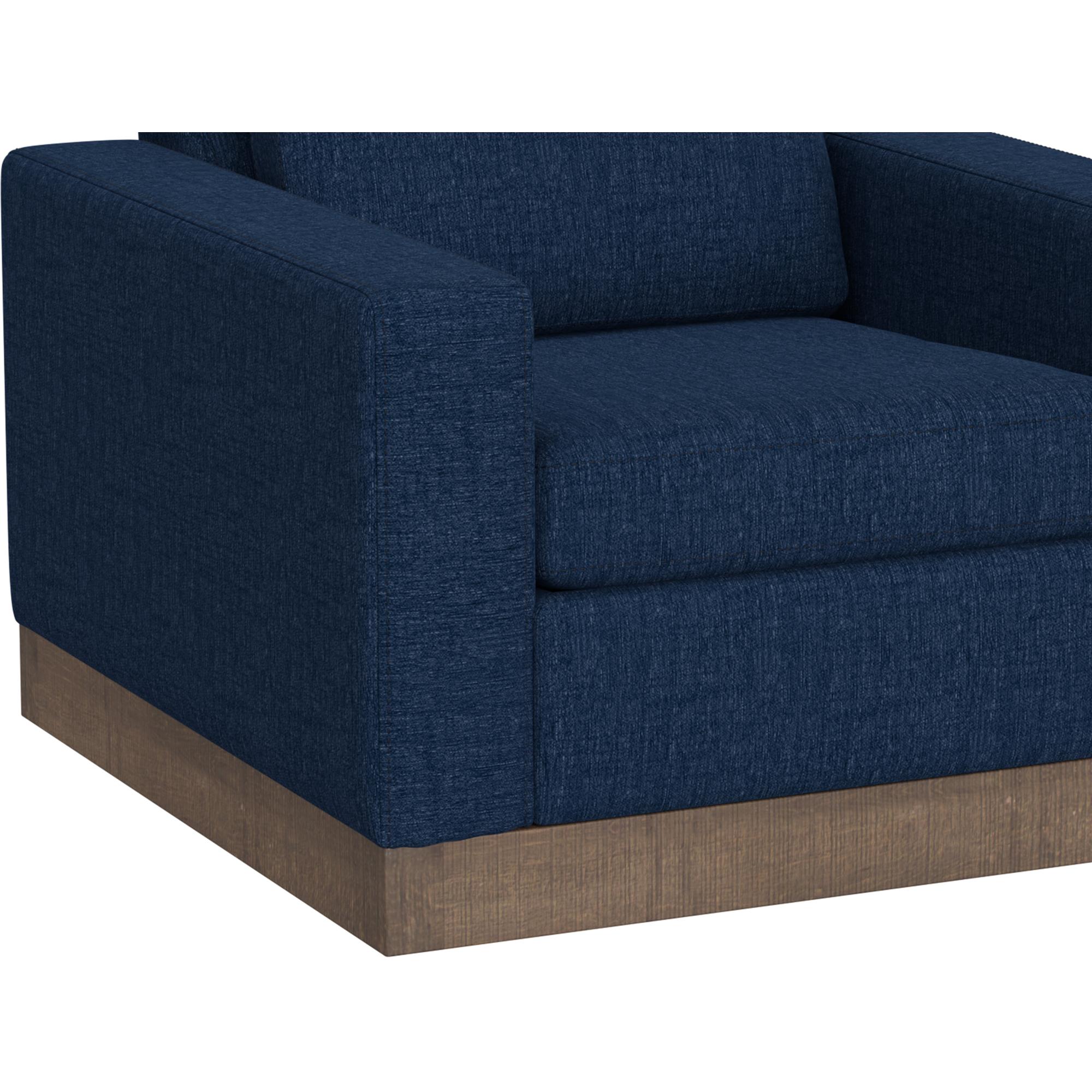 Georgia Wooden Frame & Base Armchair 3 Georgia Wooden Frame & Base Armchair - Image 3