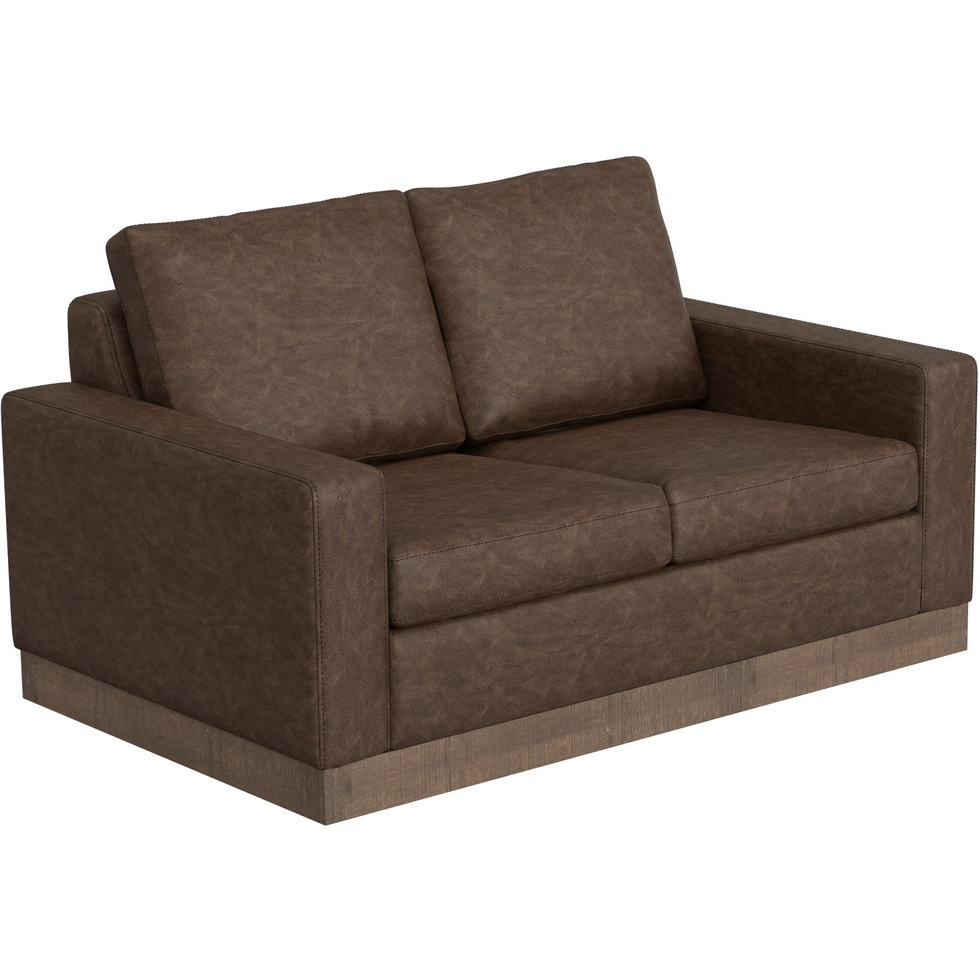 Georgia Wooden Frame & Base Loveseat 1 Georgia Wooden Frame & Base Loveseat