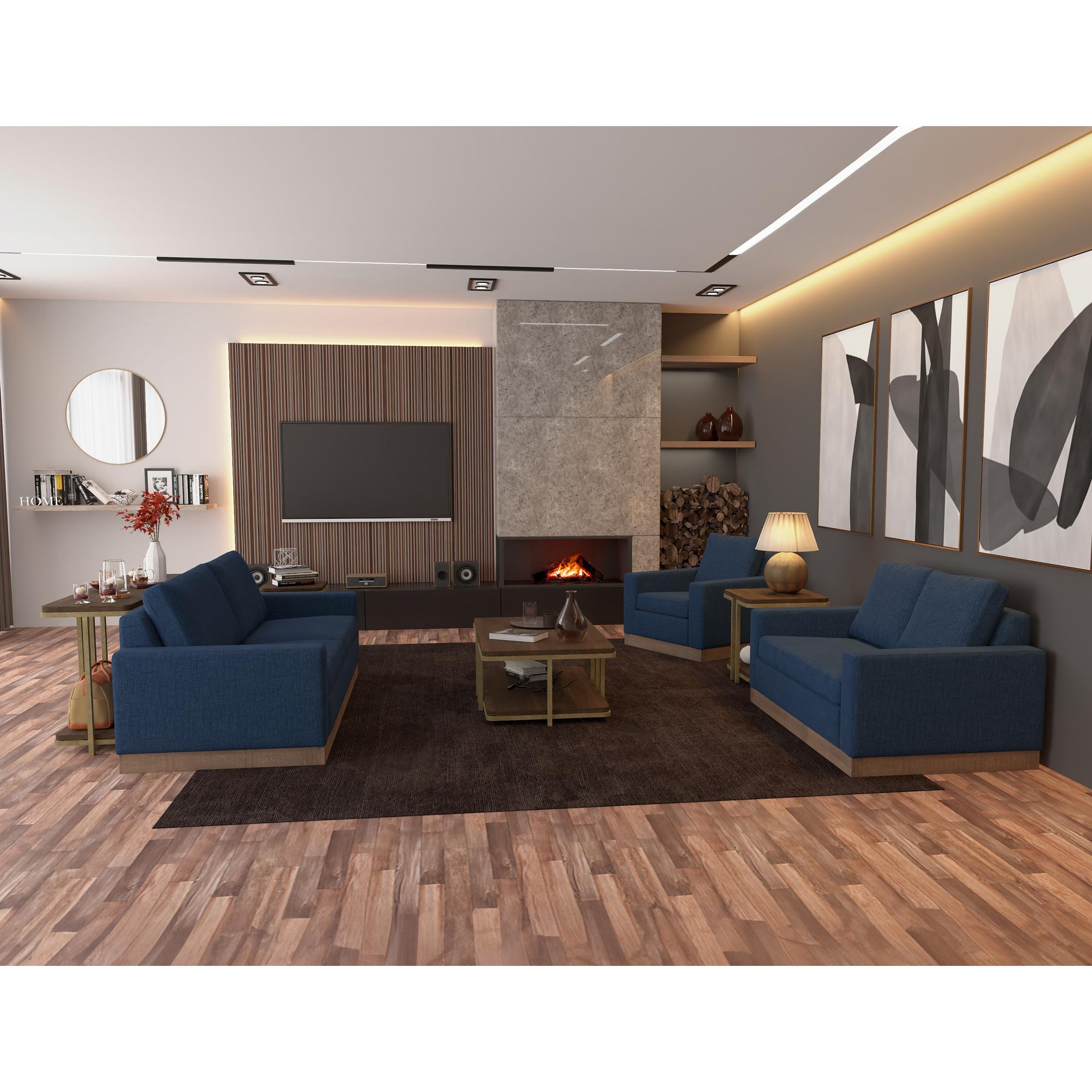 Georgia Wooden Frame & Base Loveseat 2 Georgia Wooden Frame & Base Loveseat - Image 2