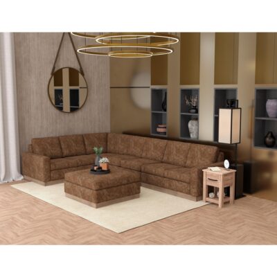 Georgia Wooden Frame & Base Upholstered Square Ottoman 7 Georgia Wooden Frame & Base Upholstered Square Ottoman IUP722-OTT-212 IUP722 OTT 212 03