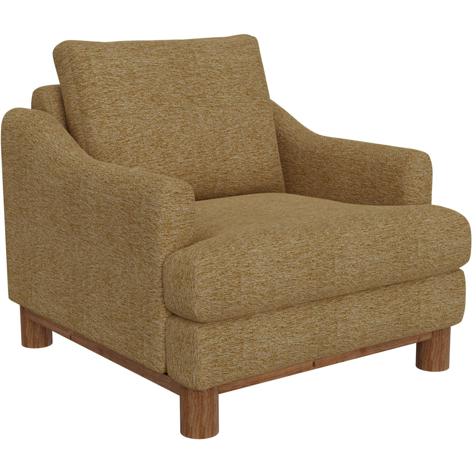 Olimpia Wooden Frame & Base Armchair 1 Olimpia Wooden Frame & Base Armchair