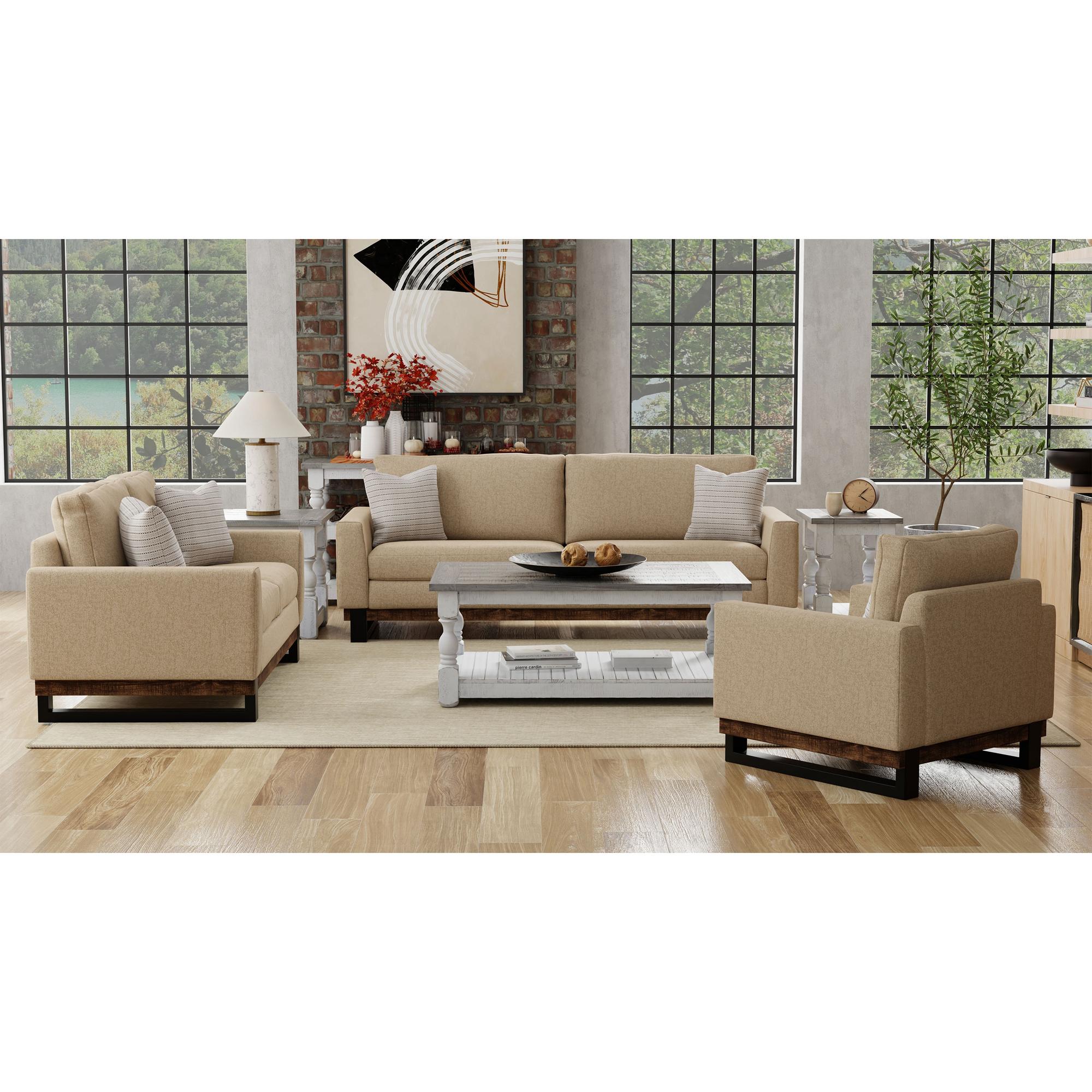 Blackburn Metal & Wood Base Armchair 4 Blackburn Metal & Wood Base Armchair - Image 4