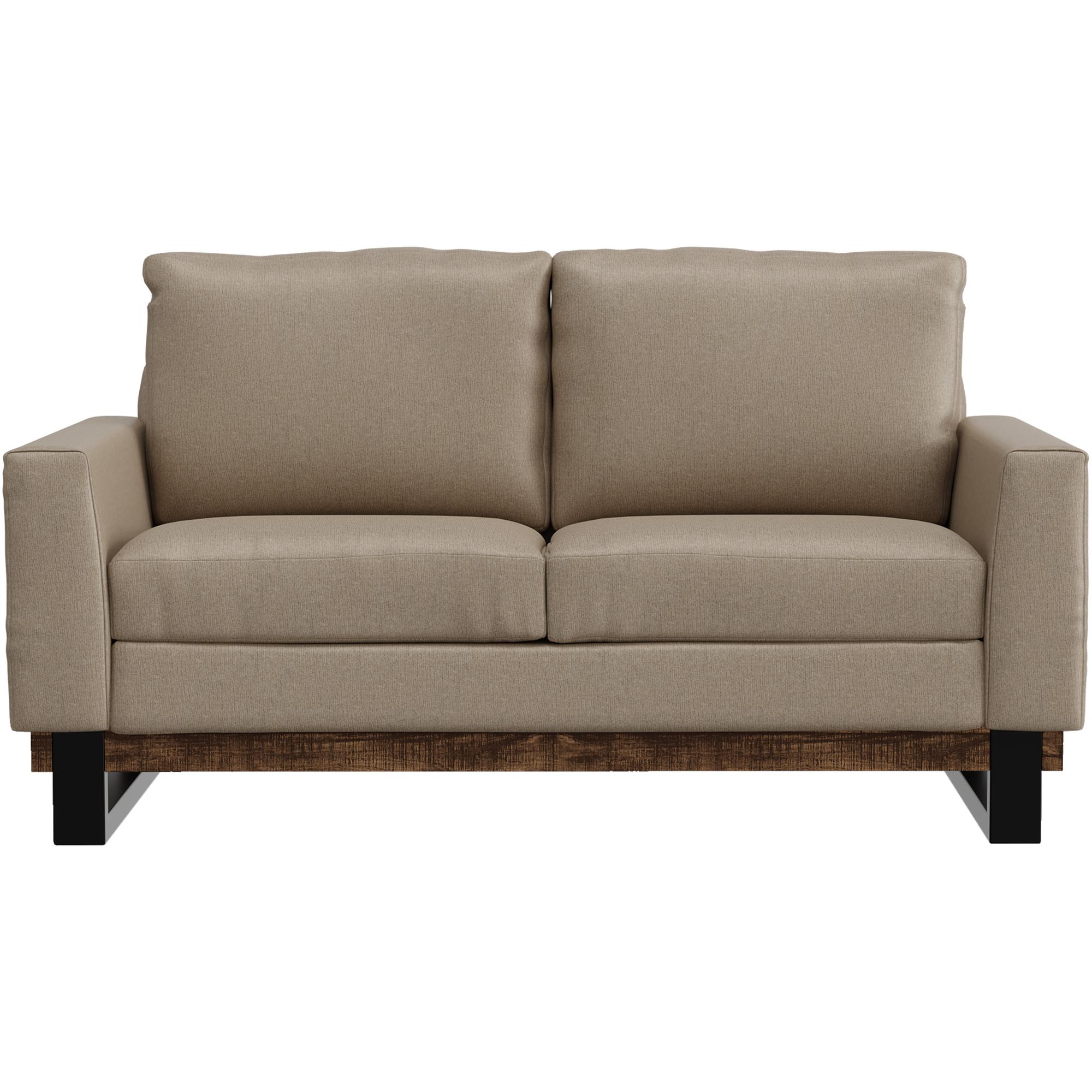 Blackburn Metal & Wood Base Loveseat 2 Blackburn Metal & Wood Base Loveseat - Image 2