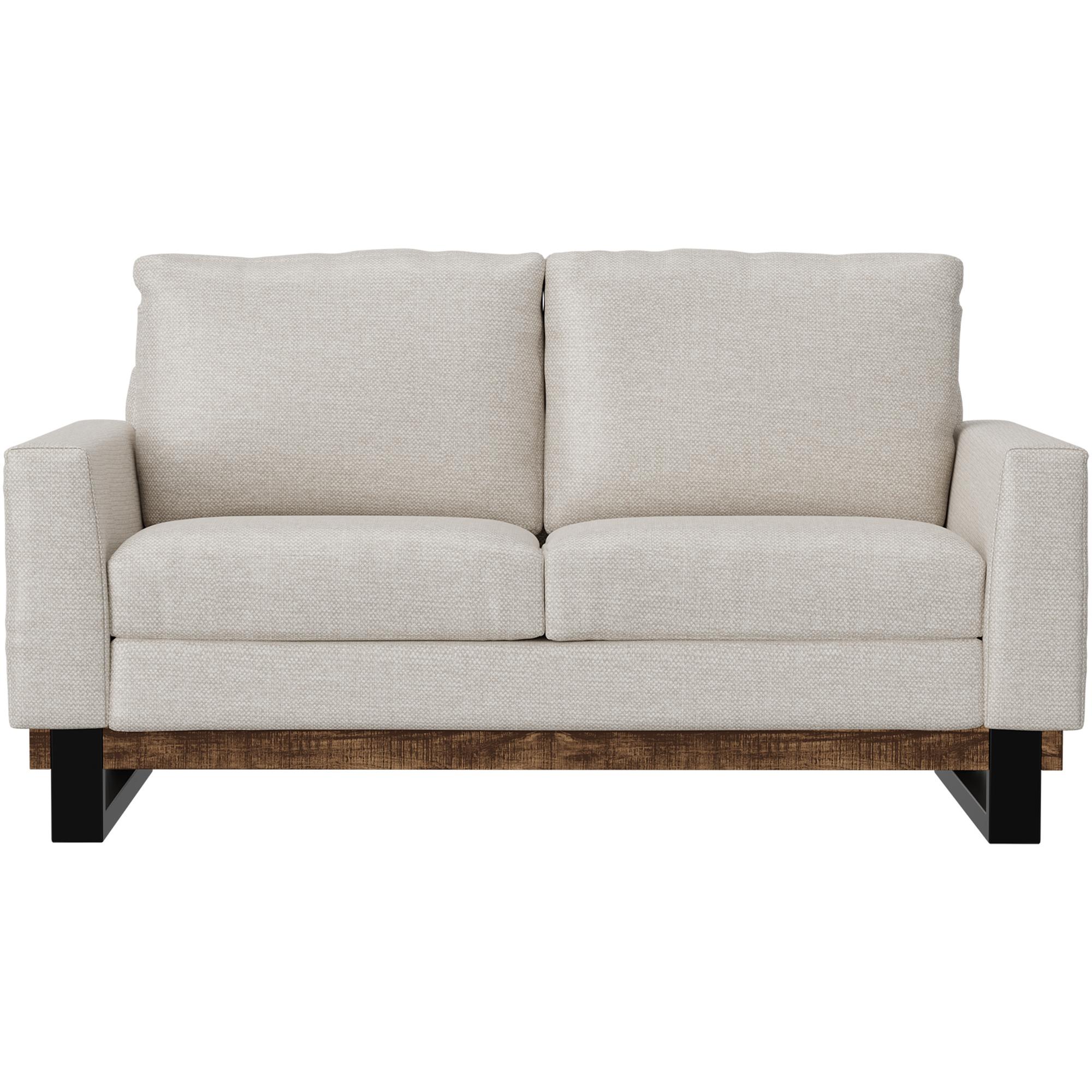 Blackburn Metal & Wood Base Loveseat 2 Blackburn Metal & Wood Base Loveseat - Image 2