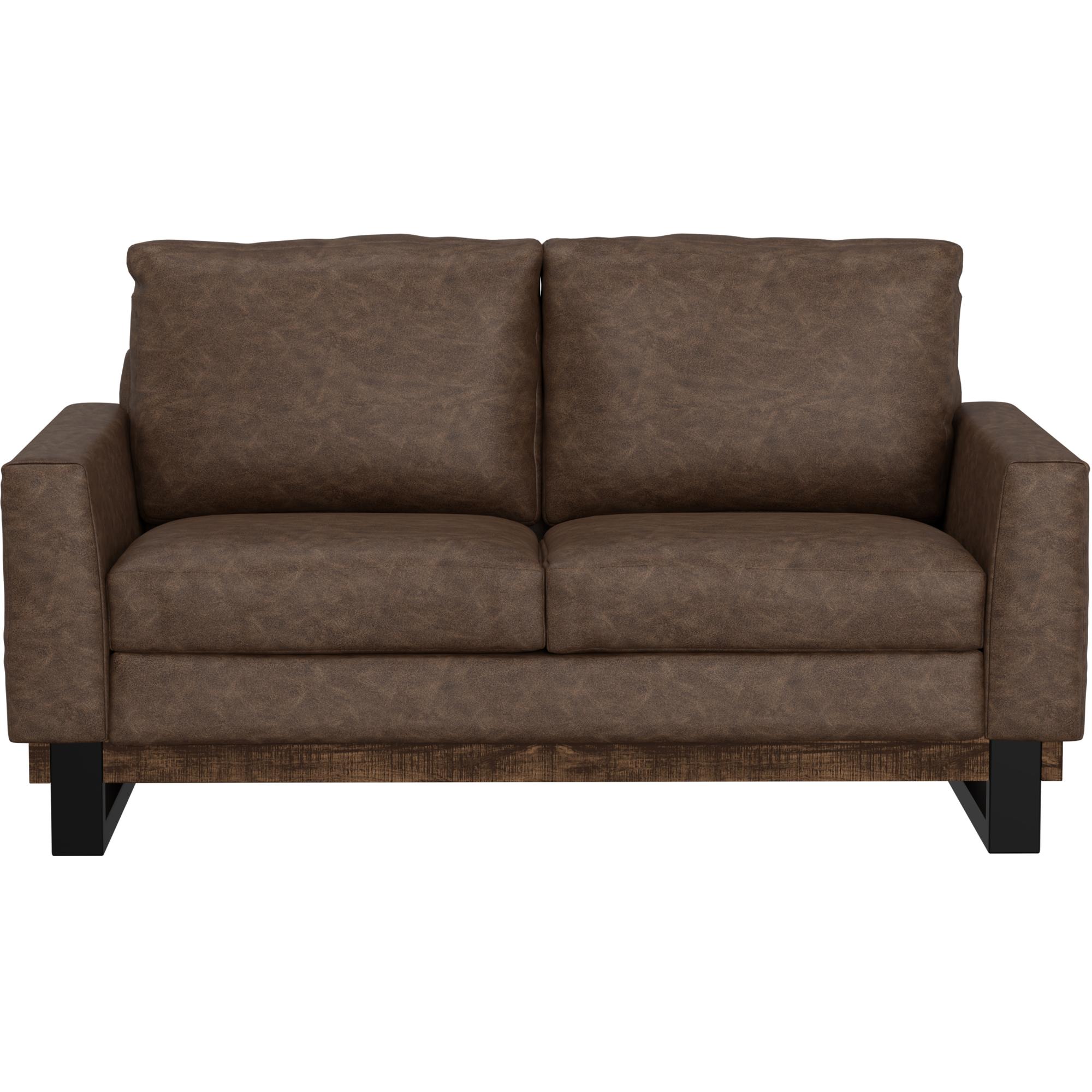 Blackburn Metal & Wood Base Loveseat 2 Blackburn Metal & Wood Base Loveseat - Image 2