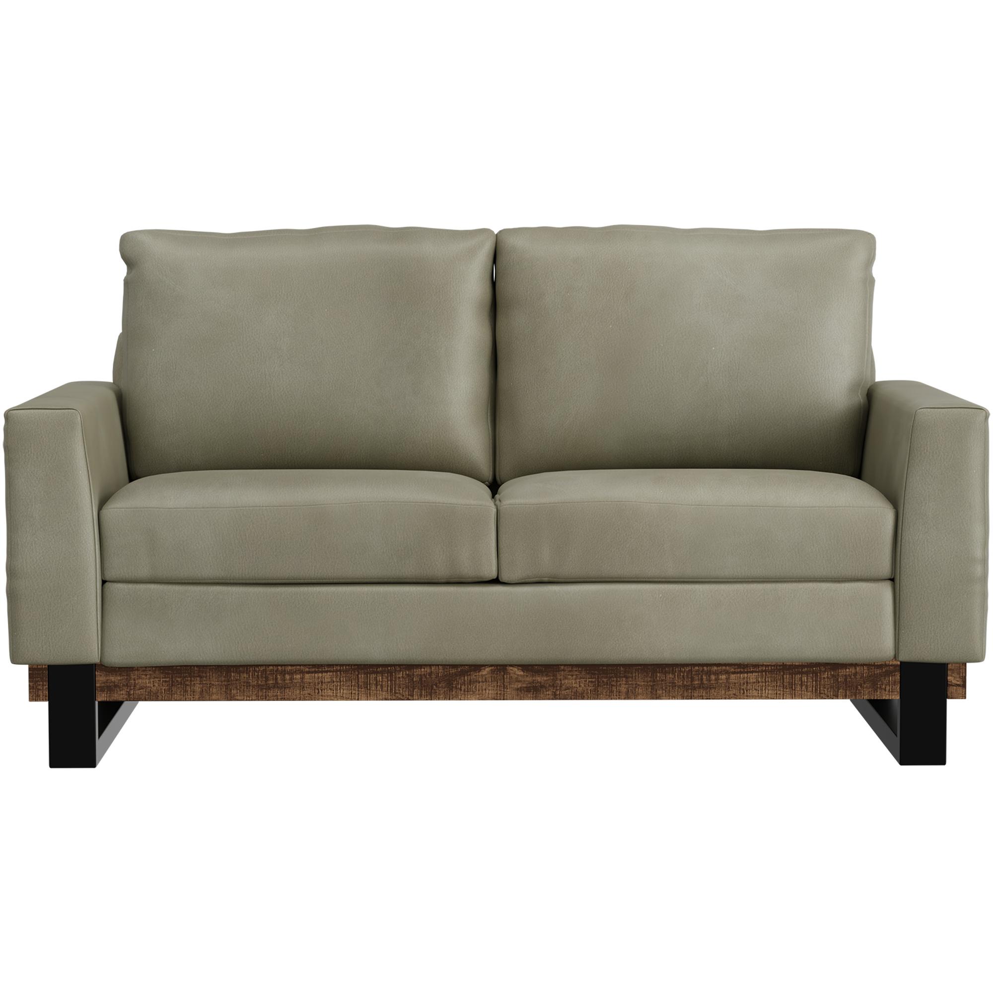 Blackburn Metal & Wood Base Loveseat 2 Blackburn Metal & Wood Base Loveseat - Image 2
